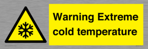 Warning Extreme cold temperature